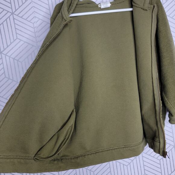 Crewcuts Green Full Zip Hoodie Sweater Sweatshirt Sz 8 Girls - Picture 4 of 8